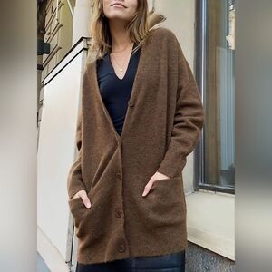 Wilfred Cardigan Sweater - Grey